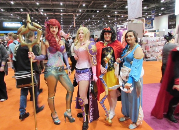 Warrior Disney Princesses cosplay